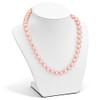 Lex & Lu Sterling Silver Majestik 10-11mm Pink Shell Bead Necklace 18'' - 4 - Lex & Lu
