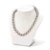 Lex & Lu Sterling Silver Majestik 12-13mm Grey Shell Bead Necklace 18'' - 3 - Lex & Lu