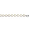 Lex & Lu Sterling Silver Majestik 16-17mm White Shell Bead Necklace 18'' - Lex & Lu