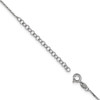 Lex & Lu Sterling Silver & CZ Brilliant Embers Polished Necklace 18'' LAL114015 - 2 - Lex & Lu