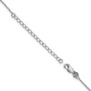Lex & Lu Sterling Silver & CZ Brilliant Embers Teardrop Necklace 18'' LAL114101 - 2 - Lex & Lu