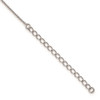 Lex & Lu Sterling Silver & CZ Brilliant Embers Teardrop Necklace 18'' LAL114110 - 3 - Lex & Lu