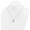 Lex & Lu Sterling Silver & CZ Brilliant Embers Snake Necklace 18'' - 4 - Lex & Lu