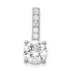 Lex & Lu Sterling Silver CZ Pendant LAL114618 - Lex & Lu