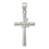 Lex & Lu Sterling Silver Dove Cross Pendant LAL114630 - Lex & Lu