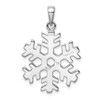 Lex & Lu Sterling Silver w/Rhodium Stellux Crystal Snowflake Pendant - 4 - Lex & Lu