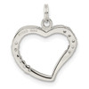 Lex & Lu Sterling Silver CZ & Heart Pendant LAL114886 - 4 - Lex & Lu