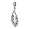 Lex & Lu Sterling Silver CZ Slide Pendant LAL115906 - Lex & Lu