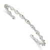 Lex & Lu Sterling Silver Twist Cuff Bangle - Lex & Lu