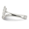 Lex & Lu Sterling Silver Polished Fancy Toe Ring - 4 - Lex & Lu