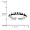 Lex & Lu Sterling Silver Toe Ring LAL116628 - 3 - Lex & Lu