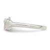 Lex & Lu Sterling Silver Polished 'Love' Adjustable Ring - 4 - Lex & Lu