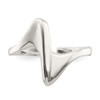 Lex & Lu Sterling Silver Adjustable Polished Ring - 5 - Lex & Lu