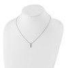 Lex & Lu Sterling Silver White Ice .01ct. Diamond Necklace 18'' LAL116952 - 4 - Lex & Lu