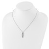 Lex & Lu Sterling Silver White Ice .02ct. Diamond Necklace 18'' LAL116961 - 4 - Lex & Lu