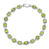 Lex & Lu Sterling Silver Peridot Bracelet LAL117241 - 4 - Lex & Lu