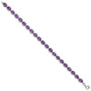 Lex & Lu Sterling Silver Amethyst Bracelet LAL117263 - 2 - Lex & Lu