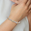 Lex & Lu Sterling Silver Diamond & Citrine Bracelet LAL117276 - 6 - Lex & Lu