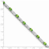 Lex & Lu Sterling Silver Diamond & Peridot Bracelet LAL117296 - 3 - Lex & Lu