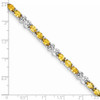 Lex & Lu Sterling Silver Citrine Bracelet LAL117421 - 4 - Lex & Lu