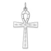 Lex & Lu Sterling Silver Laser Designed Cross Pendant LAL117537 - Lex & Lu