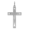 Lex & Lu Sterling Silver Laser Designed Cross Pendant LAL117543 - 4 - Lex & Lu