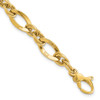 Lex & Lu 14k Yellow Gold Polished Fancy Link Bracelet 8.25'' LAL117712 - Lex & Lu