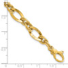 Lex & Lu 14k Yellow Gold Polished Fancy Link Bracelet 8.25'' LAL117712 - 3 - Lex & Lu