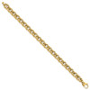 Lex & Lu 14k Yellow Gold Polished Fancy Link Bracelet 7.5'' LAL117713 - 2 - Lex & Lu