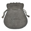 Lex & Lu Chisel Stainless Steel Polished Genuine Leather Enameled 8.5'' Bracelet - 2 - Lex & Lu