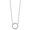 Lex & Lu Chisel Stainless Steel Polished Necklace 17'' LALSRN2471-17 - Lex & Lu