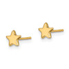 Lex & Lu 14k Gold Polished Star Post Earrings - 2 - Lex & Lu