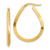 Lex & Lu 14k Yellow Gold Polished Hoop Earrings LAL119013 - Lex & Lu