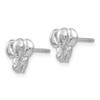 Lex & Lu 14k White Gold Elephant Earrings - 2 - Lex & Lu