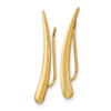 Lex & Lu 14k Gold Polished Pointed Ear Climber Earrings - 2 - Lex & Lu