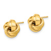 Lex & Lu 14k Yellow Gold Polished Love Knot Post Earrings LAL119171 - 2 - Lex & Lu