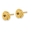 Lex & Lu 14k Yellow Gold Polished Love Knot Post Earrings LAL119277 - 2 - Lex & Lu