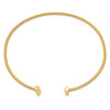 Lex & Lu 14k Yellow Gold Flexible Bar Bangle - 2 - Lex & Lu