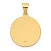 Lex & Lu 14k Yellow Gold & Satin Hollow Spanish St. Joseph Medal Pendant - 3 - Lex & Lu