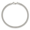 Lex & Lu Sterling Silver Fancy 3.50mm Bracelet 7.5'' - 4 - Lex & Lu