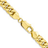 Lex & Lu 10k Yellow Gold Hollow Miami Cuban Chain Bracelet or Necklace- 4 - Lex & Lu