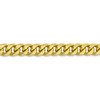 Lex & Lu 10k Yellow Gold Semi-Solid Miami Cuban Chain Bracelet or Necklace LAL123223- 3 - Lex & Lu
