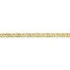 Lex & Lu 10k Yellow Gold 4.5mm Concave Anchor Chain Bracelet or Necklace- 3 - Lex & Lu