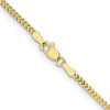 Lex & Lu 10k Yellow Gold 1.5mm Franco Chain Bracelet or Necklace- 4 - Lex & Lu