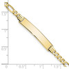 Lex & Lu 10k Yellow Gold Figaro Link ID Bracelet LAL123302- 3 - Lex & Lu