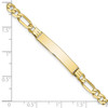 Lex & Lu 10k Yellow Gold Figaro Link ID Bracelet LAL123303- 3 - Lex & Lu