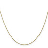 Lex & Lu 10k Yellow Gold .9mm Cable Chain Necklace- 3 - Lex & Lu