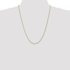 Lex & Lu 10k Yellow Gold 1.4mm Singapore Chain Anklet, Bracelet or Necklace- 2 - Lex & Lu