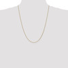 Lex & Lu 10k Yellow Gold 1mm Cable Chain Necklace- 2 - Lex & Lu