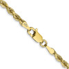 Lex & Lu 10k Yellow Gold 3.0mm D/C Quadruple Rope Chain Bracelet or Necklace- 4 - Lex & Lu